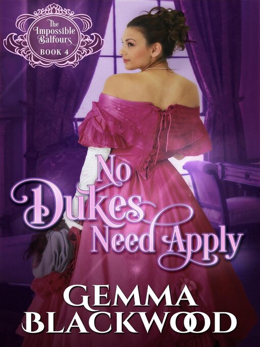 Title details for No Dukes Need Apply by Gemma Blackwood - Available